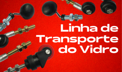 Linha Completa de Rodízios para o Transporte do Vidro - Qualidade e Eficiência Garantidas!